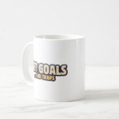 ゴールとトラップの設定 コーヒーマグカップ (正面左)