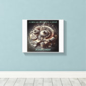 ゴールのない夢は願いだ キャンバスプリント (インサイチュ (ウッドフロア))