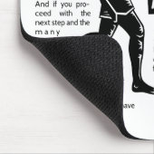 ゴールのやる気を起こさせるな感動的の後で走ること マウスパッド (コーナー)