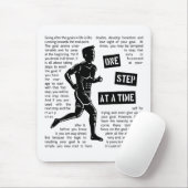 ゴールのやる気を起こさせるな感動的の後で走ること マウスパッド (マウス)