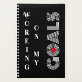 ゴールのやる気を起こさせる表紙 プランナー手帳 (正面)