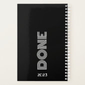 ゴールのやる気を起こさせる表紙 プランナー手帳 (裏面)