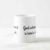 ゴールの偉業は英雄の作 コーヒーマグカップ (中央)