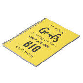 ゴールの十分に大きいノート ノートブック (左側)