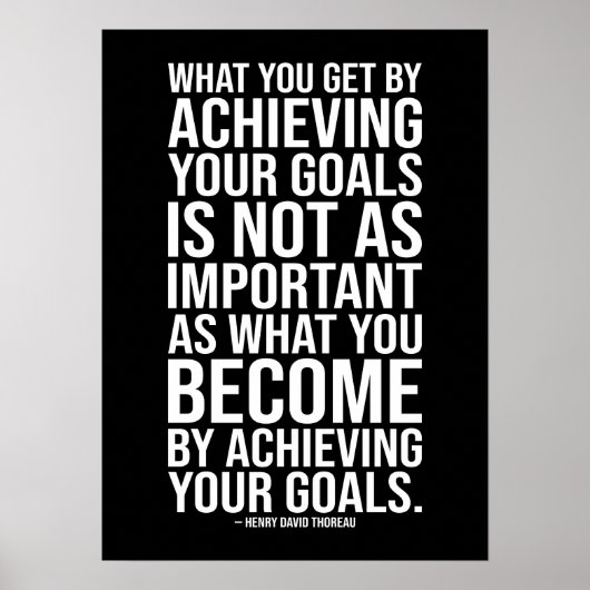 ゴールの実現 – ジム、ハッスル、成功 ポスター (正面)