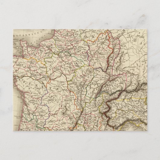 ゴールの総合地図 ポストカード (正面)