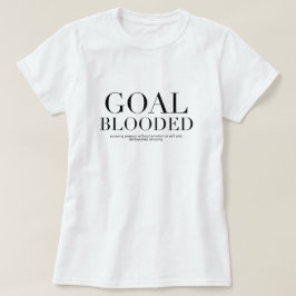 ゴールのBloodedの短い袖のティー Tシャツ