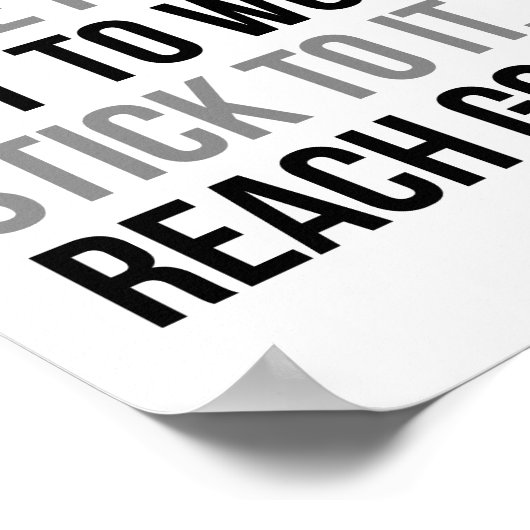 ゴールのMakeプランを作動させる ポスター (角)