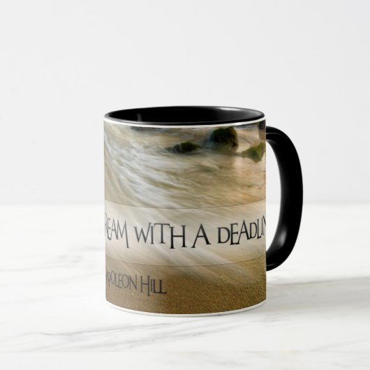 ゴールは夢です マグカップ (正面右)