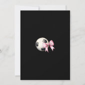 ゴールまたはボウズ男の子または女の子サッカー性別の明け 招待状 (裏面)