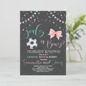 ゴールまたは弓の性別によるパーティーの表示 招待状 (スタンド正面)