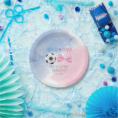 ゴールまたは弓ジェンダーのパーティーを明らかにする ペーパープレート (パーティー)