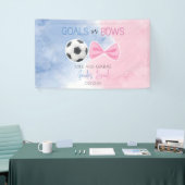 ゴールまたは弓ジェンダーのパーティーを明らかにする 横断幕 (トレードショー)