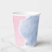 ゴールまたは弓ジェンダーのパーティーを明らかにする 紙コップ (裏面)