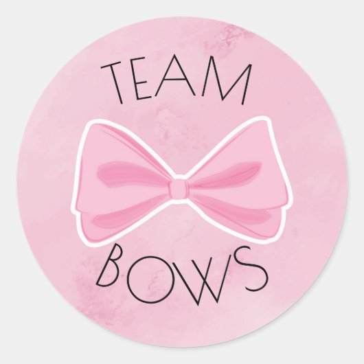 ゴールまたは弓チームの弓 ラウンドシール (正面)