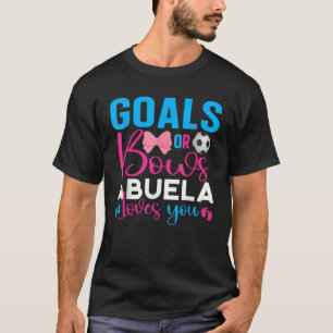 ゴールまたは弓Abuela愛あなたベビー性発現 Tシャツ