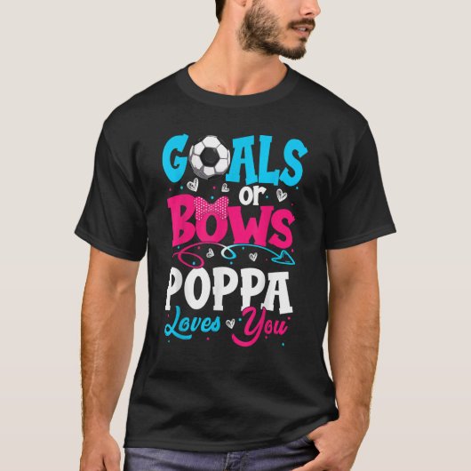 ゴールまたはBow Keeper Of Gender Poppa Loves You Reve Tシャツ (正面)