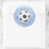 ゴールまたはBowsチームのゴール ラウンドシール (バッグ)