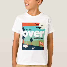 ゴールまでのレース – やる気を起こさせる子供 Tシャツ