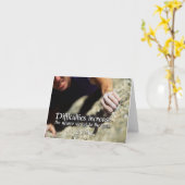 ゴールやる気を起こさせるノートカード カード (黄色い花)