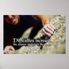 ゴールやる気を起こさせるポスタープリント ポスター