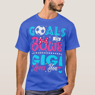 ゴールや弓ギジおもしろい愛あなた性別Bを明かす Tシャツ