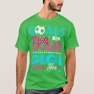 ゴールや弓ギジおもしろい愛あなた性別Bを明かす Tシャツ
