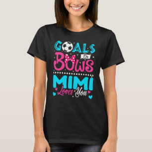 ゴールや弓Mimi愛する愛する性別を明かすベビー Tシャツ