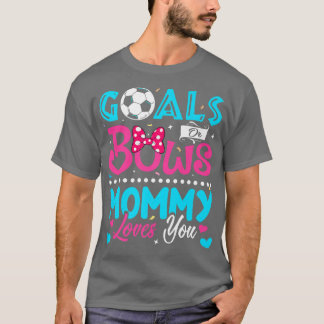 ゴールや弓mommy愛おもしろい愛あなたジェンダー明かす tシャツ