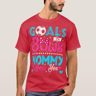ゴールや弓mommy愛おもしろい愛あなたジェンダー明かす tシャツ