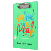 「ゴールを上に」 クリップボード (左)