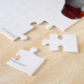 ゴールを持っている2人のサッカーのキーパーの手袋 ジグソーパズル (側面)