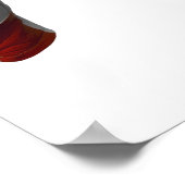 ゴールを持っている2人のサッカーのキーパーの手袋 ポスター (角)