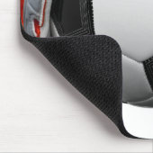 ゴールを持っている2人のサッカーのキーパーの手袋 マウスパッド (コーナー)