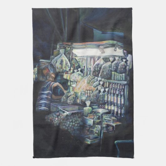 ゴールを移動。シンガポール キッチンタオル (縦)