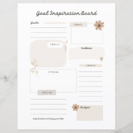 ゴールインスピレーションボードプランナーページ