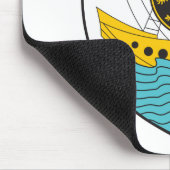 ゴールウェイの紋章付き外衣 マウスパッド (コーナー)