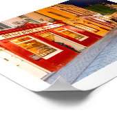 ゴールウェイアイルランドのパブで夜を過ごす – Mini ポスター (角)