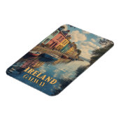 ゴールウェイアイルランドレトロアイリッシュランドマーク マグネット (左側)