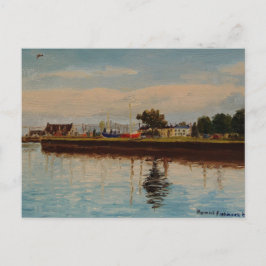 ゴールウェイシティアイルランドの風光明媚な港 ポストカード