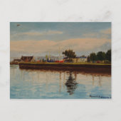 ゴールウェイシティアイルランドの風光明媚な港 ポストカード (正面)