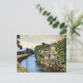 ゴールウェイシティアイルランドシーニックカナルビュー ポストカード (スタンド正面)