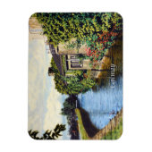 ゴールウェイシティアイルランドシーニックカナルビュー マグネット (縦)