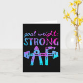 ゴールウェイトストロングAfトレーニング やる気を起こさせる カード (黄色い花)