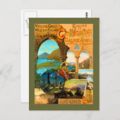 ゴールウェイ旅行のポスター ポストカード (正面/裏面)