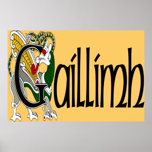 ゴールウェイ（ゲール）ポスタープリント ポスター (正面)