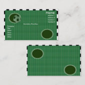 ゴールウォールプロファイルカード 名刺 (正面/裏面)