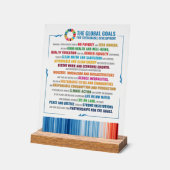 ゴールエグゼクティブ・デスク・サイン – ESG Office Motivator アクリルサイン (傾斜)