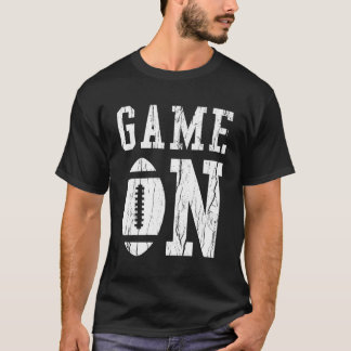 ゴールオンゲームオンフットボールクールティー Tシャツ