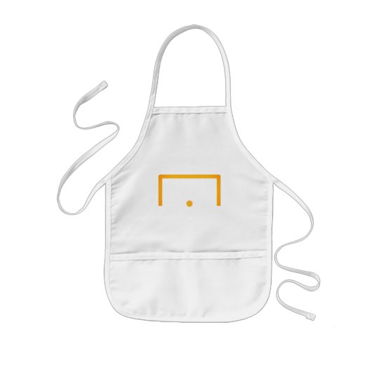 ゴールキッズエプロン 子供用エプロン (正面)